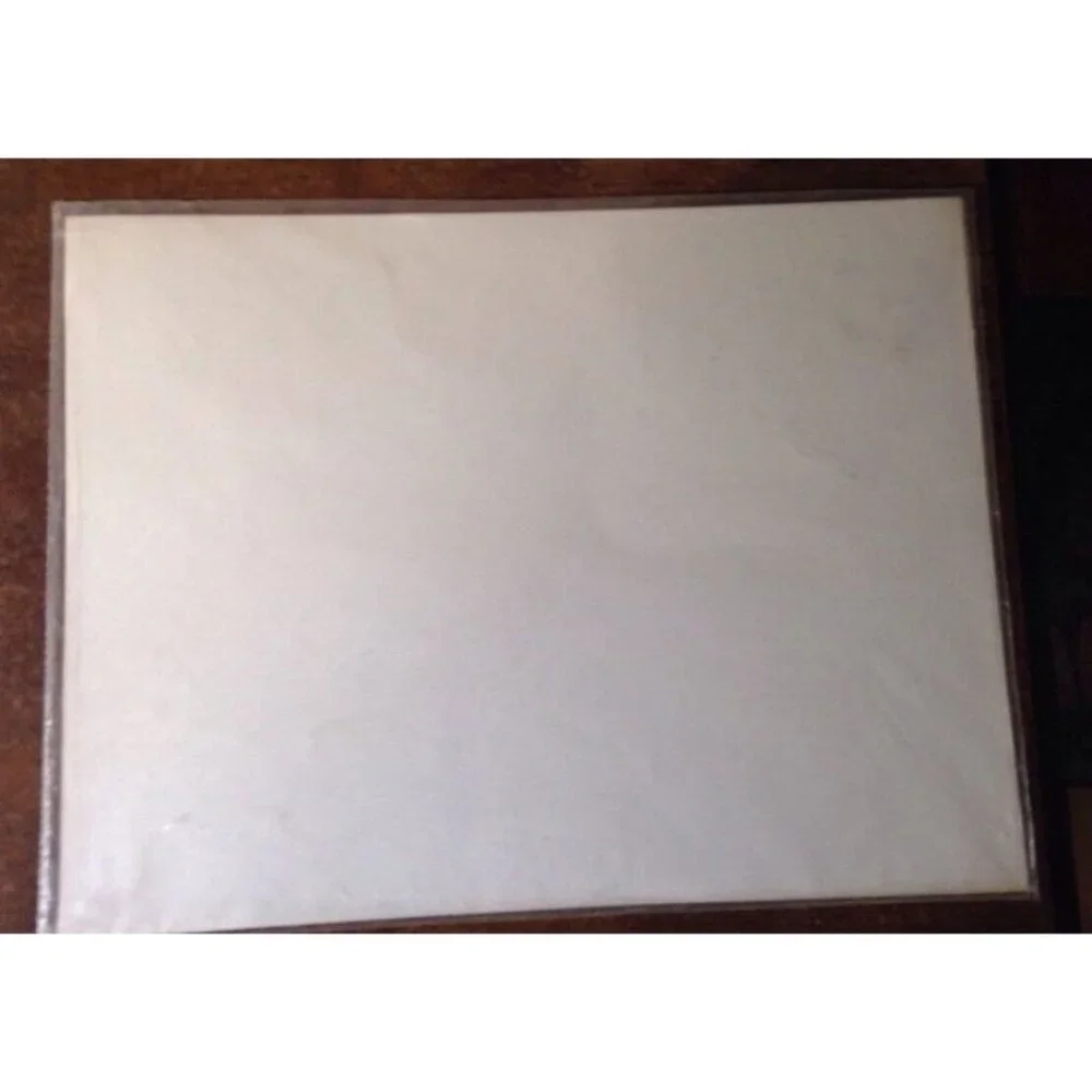 CASPARI NY 8 Paper Placemats VINTAGE Butterscotch Plaid Daisy Flower Denmark NEW